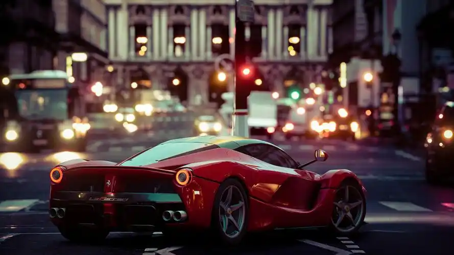 奢华法拉利个性壁纸_热情似火的法拉利