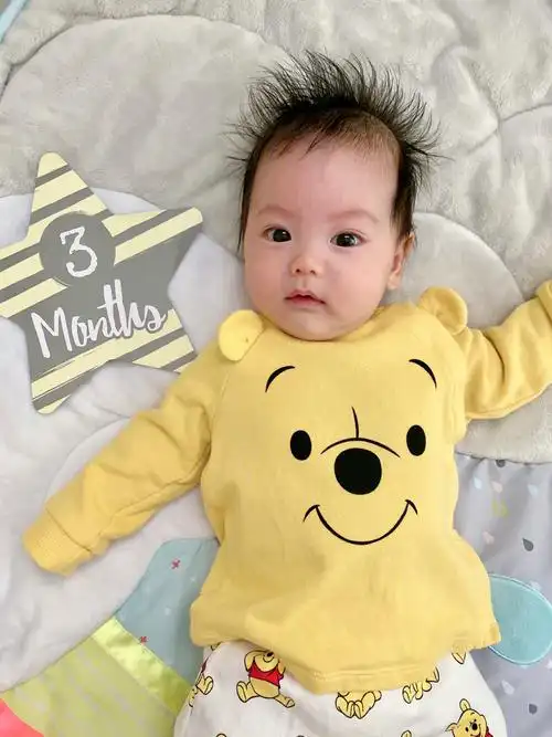 我的宝贝三个月啦