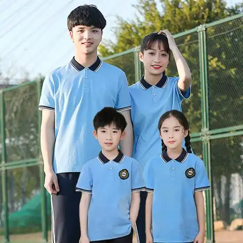 批发运动套装中小学生校服班服广告文化衫t恤polo衫运动裤印logo