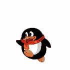 一只小企鹅在桌面上自娱自乐,呆萌呆萌的.一大群年轻的人都在佛系养蛙