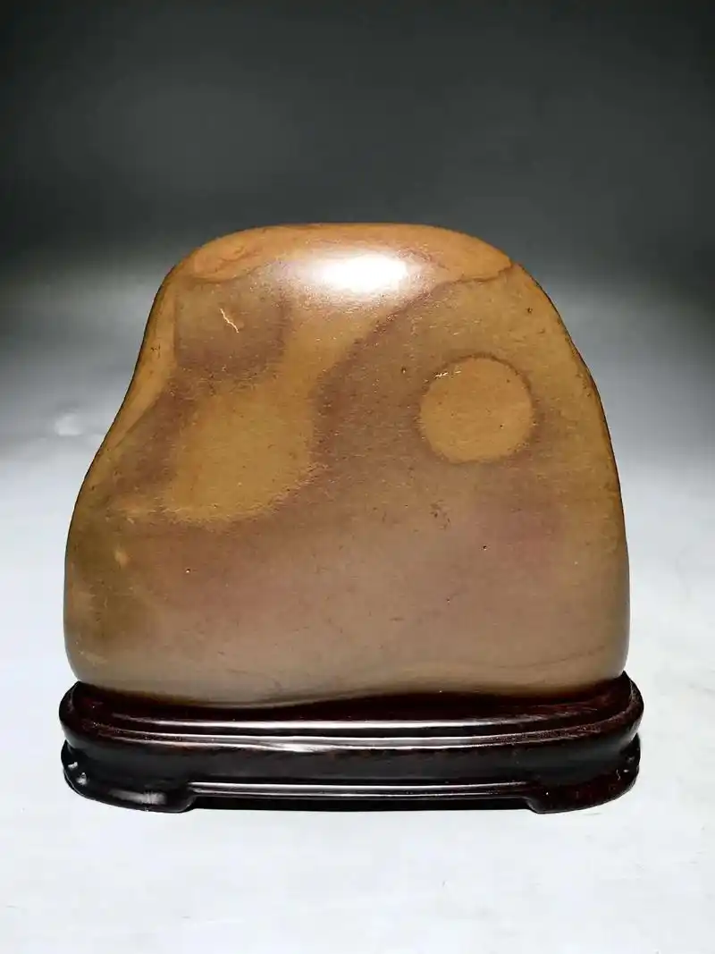 日月同辉∽广西红线画面石#纯天然奇石 #精品摆件 #请您欣赏 - 抖音