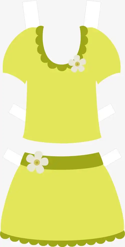 矢量图女士套装衣服