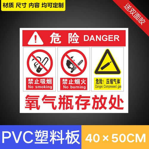 请勿靠近氩气瓶油漆氮气工厂安全警示牌标识牌标志提示牌贴纸警示牌定