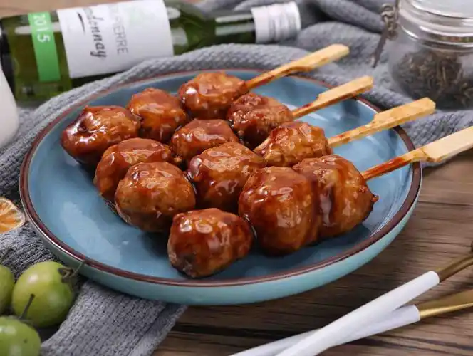 【大成食品 照烧脆骨丸子串】10支 800g - 喜爱鲜果微商城