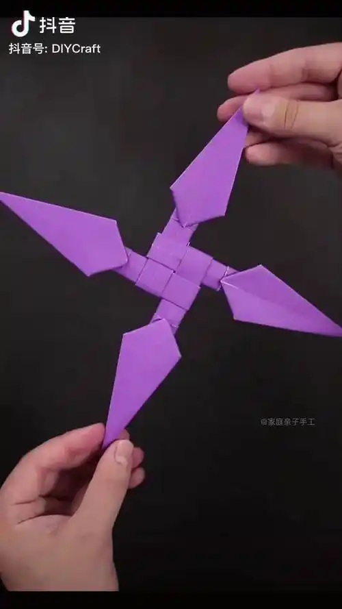 酷炫飞镖手工 折纸_飞镖_手工