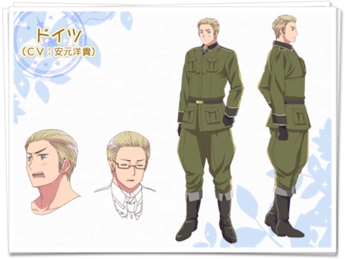 求黑塔利亚人设图!