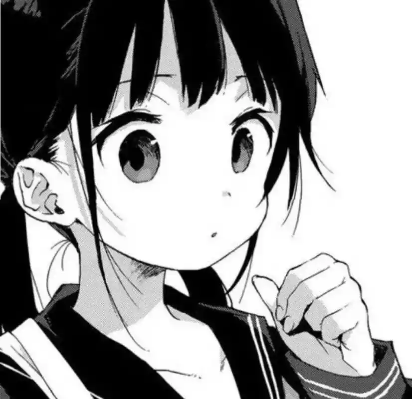 头像︱微丧黑白动漫女生头像