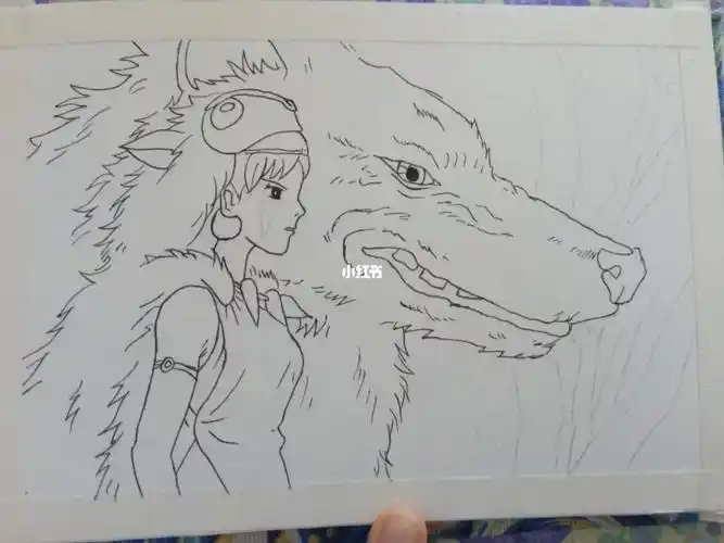 画一本宫崎骏91水彩 附线稿