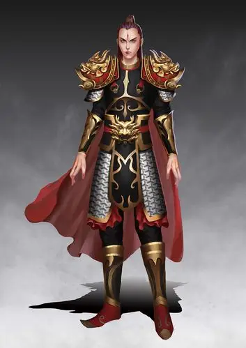 国风男战士人设插画|插画|游戏原画|九天龙吟 - 原创作品 - 站酷