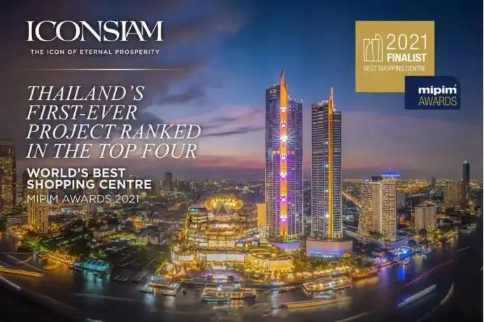 "湄南河岸水晶宫"暹罗天地 iconsiam中名列前四