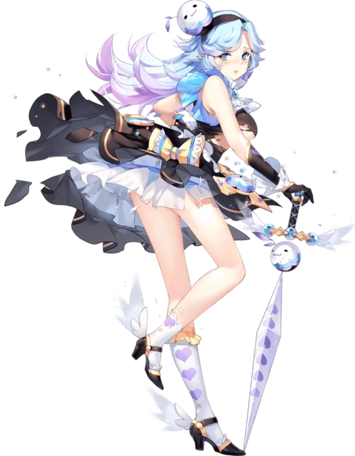 立绘素材高品质最终王冠x新世界游戏原画全身立绘美汁汁