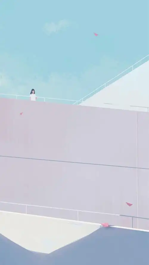 简约文艺风格插画手机壁纸