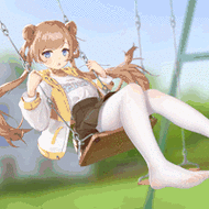 荡秋千的白丝萝莉动态壁纸下载_wallpaper动漫萝莉动态壁纸_3dm单机
