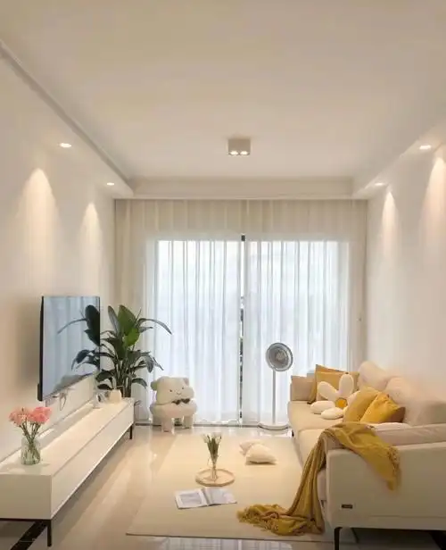 乌鲁木齐壹品装饰----客厅套内面积80平三室一厅,小户型装修简简单单