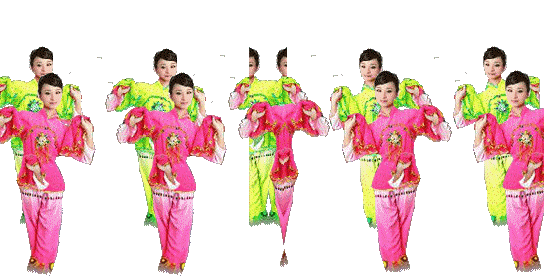 秋思梦境原创透明gif格式舞蹈人物素材