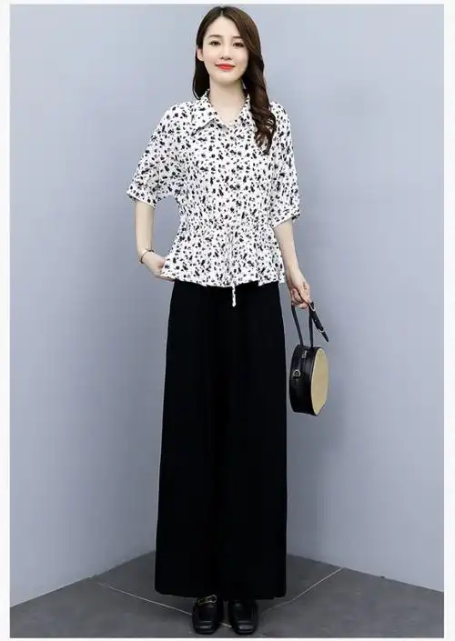 素订高端棉麻品牌女装轻熟风女装套装港味2022年新款夏季棉麻休闲时尚