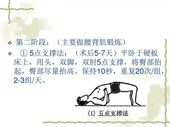 腰椎骨折术后功能锻炼