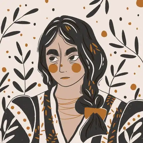 手绘头像|插画|艺术插画|拿起画笔的怂猫 - 原创作品 - 站酷 (zcool)