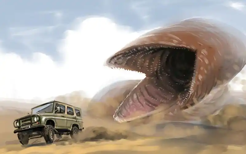 2008年蒙古沙漠2人遇难,录像显示遇到"蒙古死亡蠕虫"