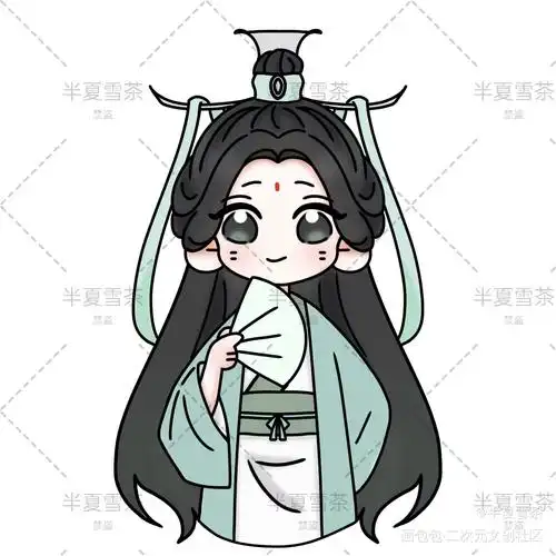 【师尊】沈清秋_人渣反派自救系统冰秋沈清秋q版墨香铜臭绘画作品