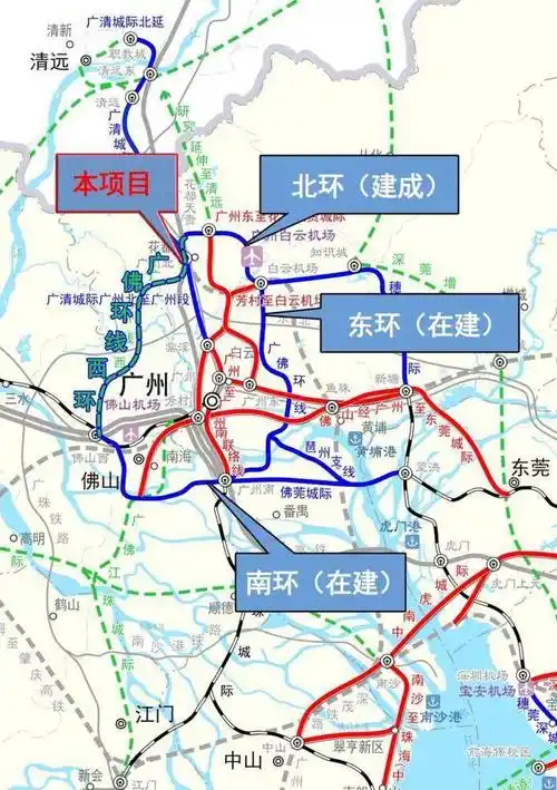 广佛环线佛山西站至广州北站段初步设计获批_本线_桂站_线路