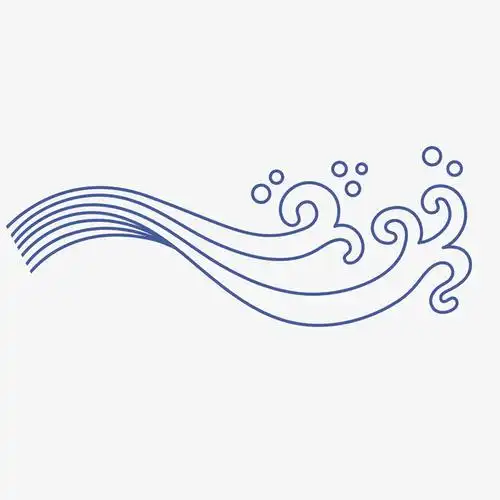 浪花矢量免扣素材
