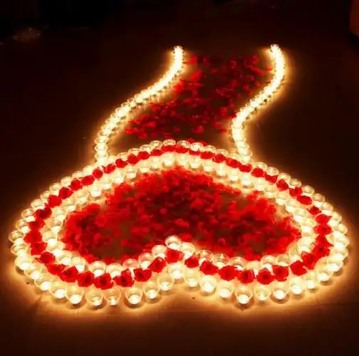 测试你最希望男生用哪种爱心蜡烛向你表白测你恋爱几次才结婚