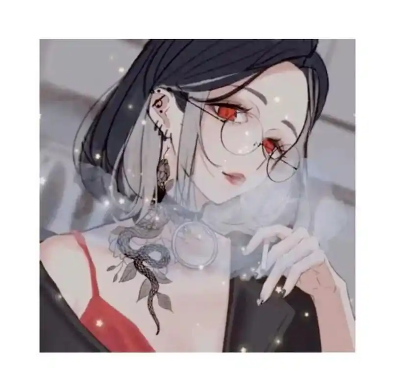 抽烟动漫女头(2)