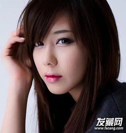 最甜美过人的女生长直发发型图