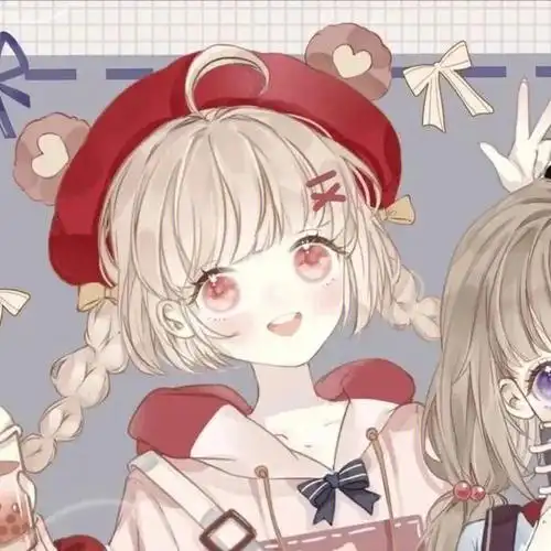 动漫闺蜜女生头像合集每一张都是萌萌哒