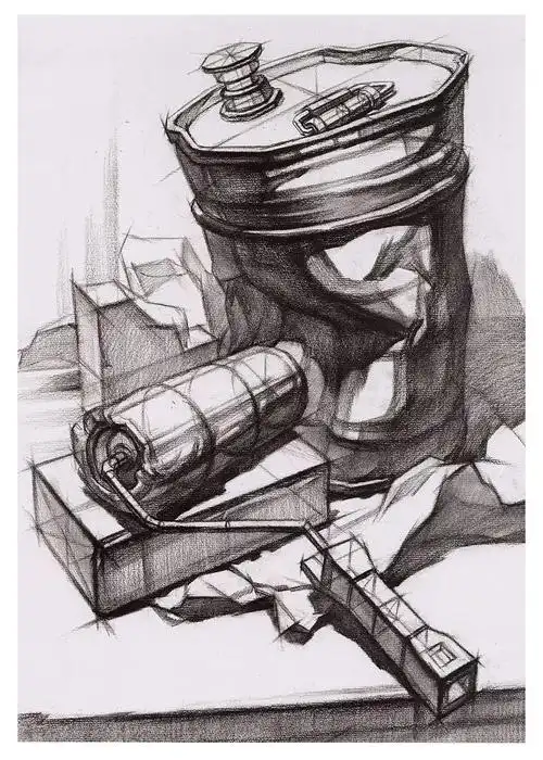 结构素描是设计教学中的一门重要课程是培养学生造型能力和设计思维