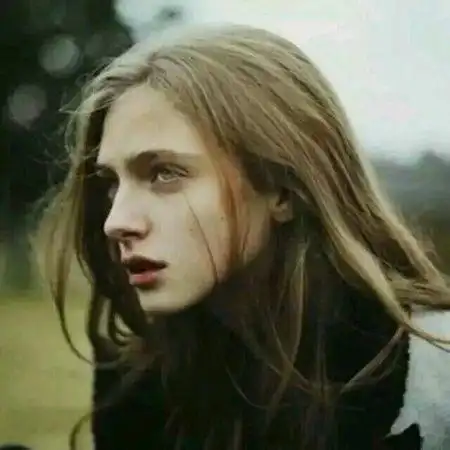 头像欧美女生黑白照背影或侧面