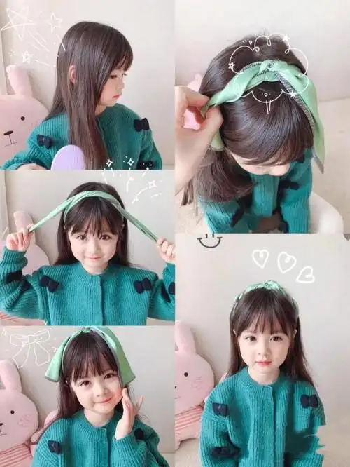 3—4岁女宝宝的发型,好看的扎发示范,甜美又可爱