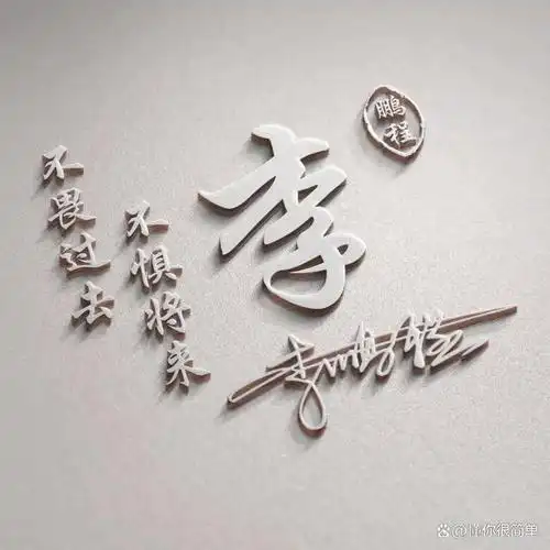 微信头像,姓氏头像,精选39张个性签名头像,留姓名我来设计
