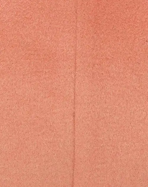 肉桂粉色复古气质长袖毛呢外套