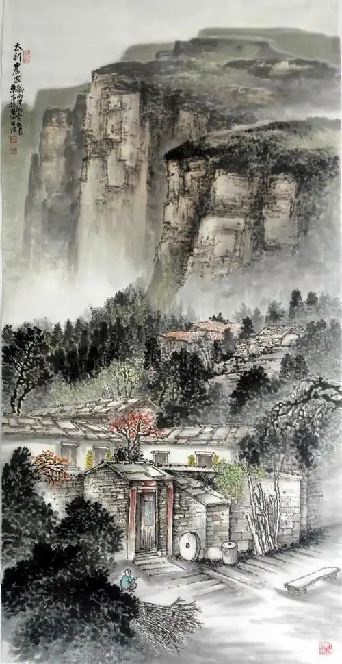 心灵的故乡-刘东方先生山水画精品赏析