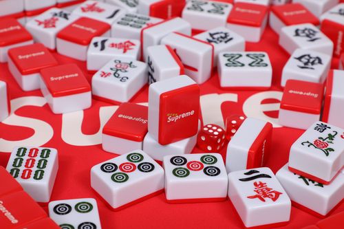 麻将将牌定制红色潮人聚会麻友娱乐sup家用卡通家用麻将