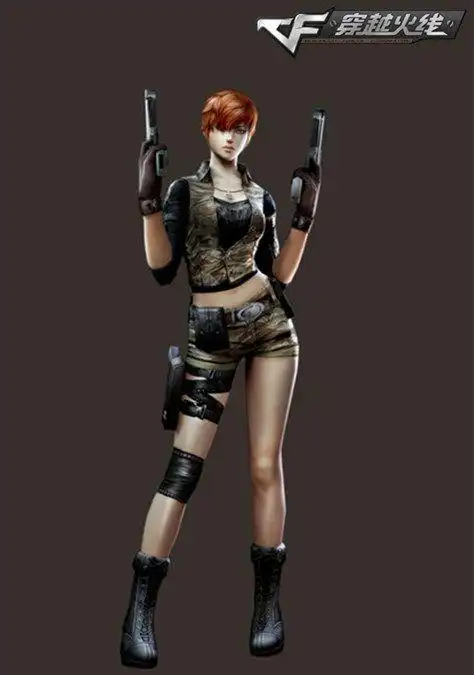 穿越火线女角色去掉所有服装正能量ps孙尚香云悠悠