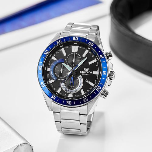 卡西欧手表男 edifice指针系列高端商务休闲防水石英男表