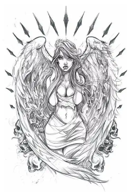 纹身手稿:欧美风格