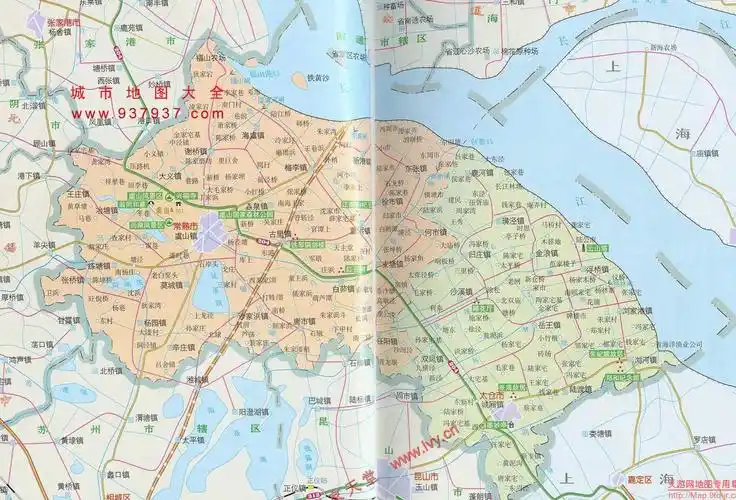 常熟市地图全图,常熟市地图高清版下载 - 8264户外8264.com
