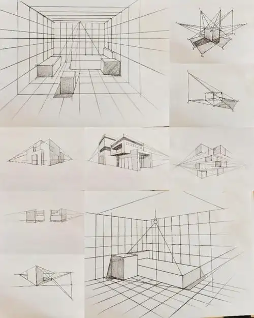 一点透视两点透视