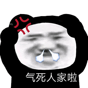 熊猫头表情包 i 你五一加班,而我到处玩.