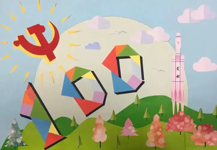 奇思妙想"玩转"七巧板,看社区萌娃巧手展现美好祝愿!