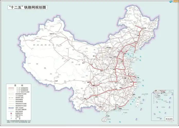 下图为"十二五"铁路网规划图喜欢新疆的人可以研究一下新疆的地图,很