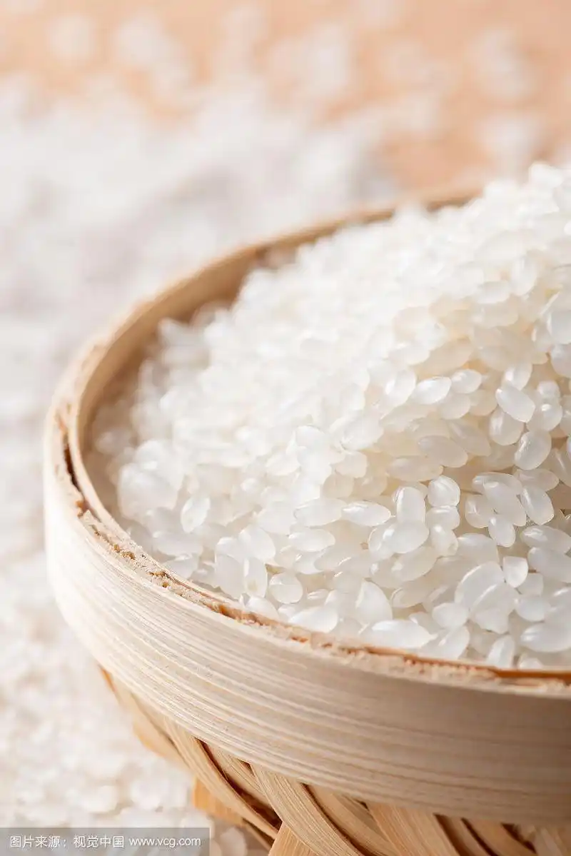 大米米粒特写