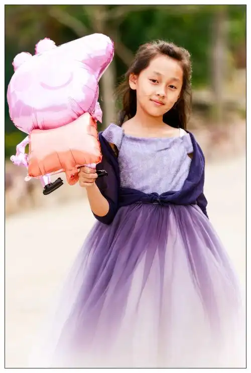 九岁的女儿生日快乐