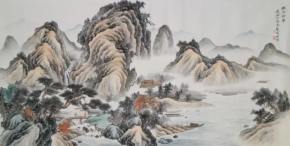 当代名家苏盛城山水画赏析