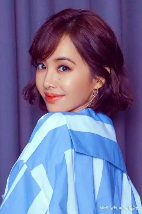 黄人杀手粉蓝色-橙色唇(我把人调黑了做对比哈,时尚感在线)