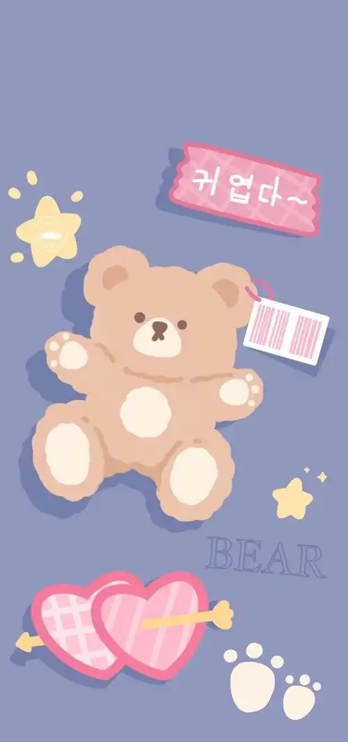 卡通手机壁纸小熊cr是个小懒猪呀zhuzhu